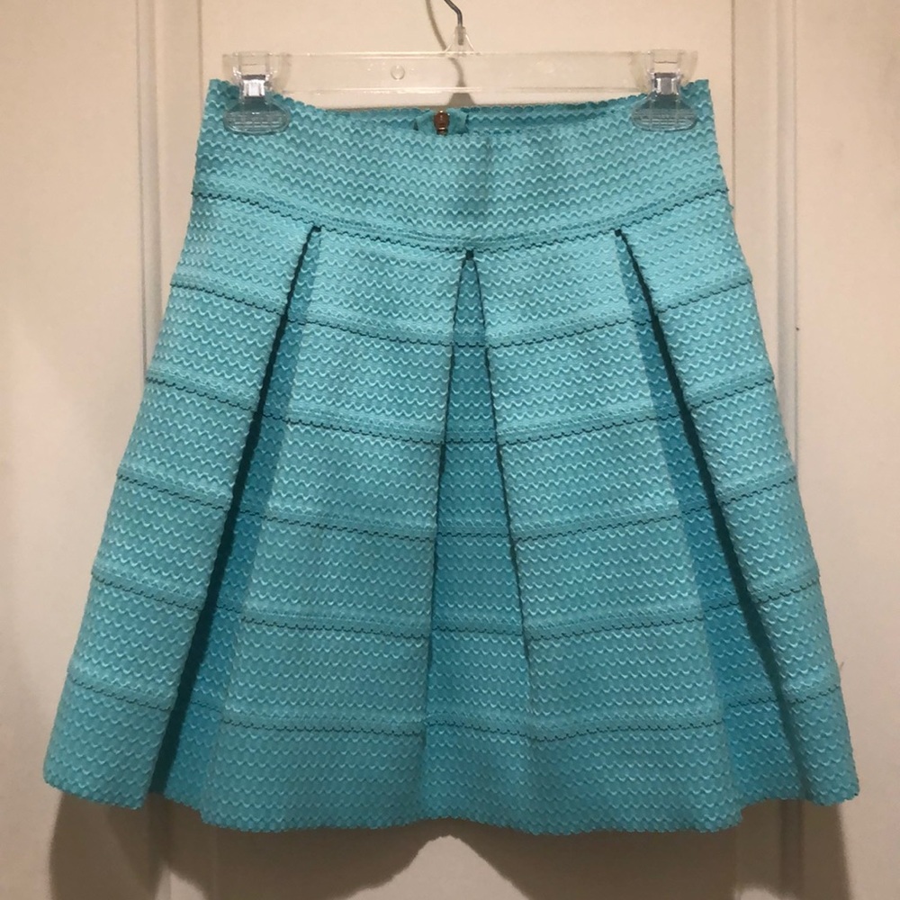 Francesca’s Turquoise, High Waisted Skirt